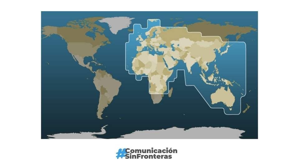 Mapa de Cobertura Thuraya